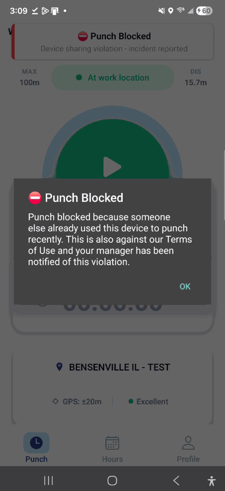 Punch Blocked